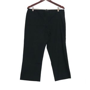 The Limited Drew Fit Black Stretch Cropped Trouser Pants Womens Size 12 Preppy
